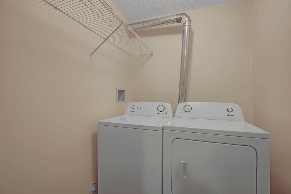 In-Unit Laundry in the Woodhurst Floor Plan at Westhaven Estates Apartments for rent in Lethbridge, AB