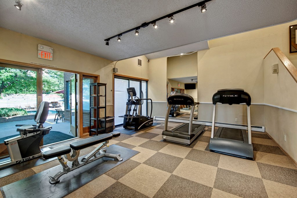 Eagle Ridge Fitness Center Equipment Apartments in Colorado Springs, CO