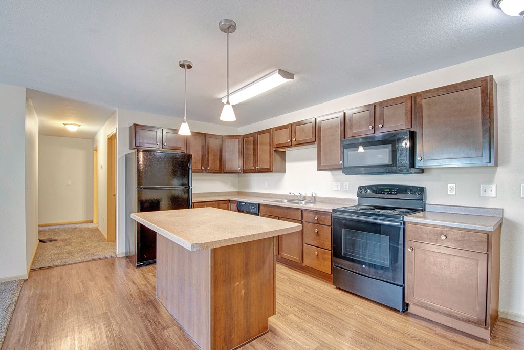 Pheasant Ridge Kitchen Apartment for rent Watford City, ND