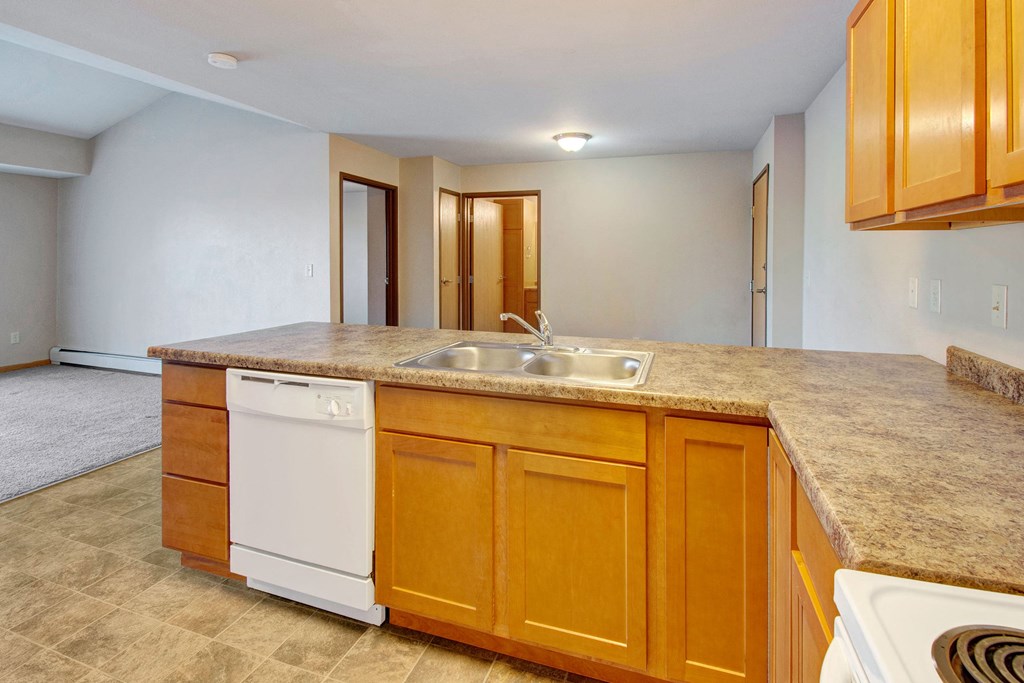 Roosevelt East kitchen Apartment Rental Williston, North Dakota