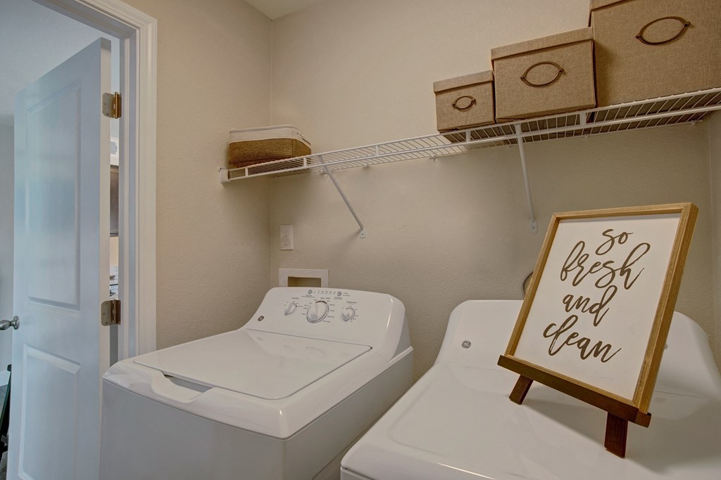 Indigo Apartments In-Unit Washer and Dryer