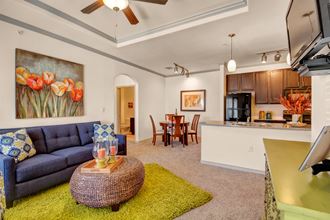 Gorgeous Open Concept Living with Tray Ceilings Liberty Pointe Living Room 2 - Photo Gallery