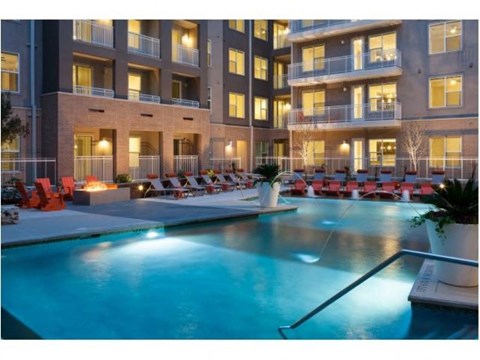 Arpeggio Pool Dallas Fort Worth Apartments with outdoor pool