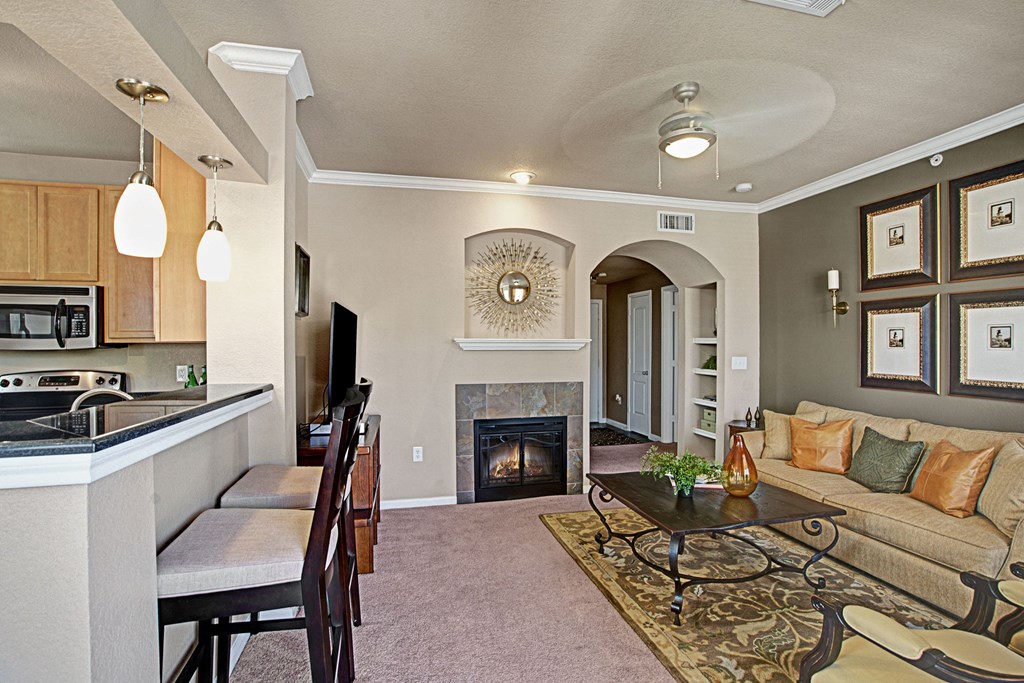 The Palms at Briarwood Living Area