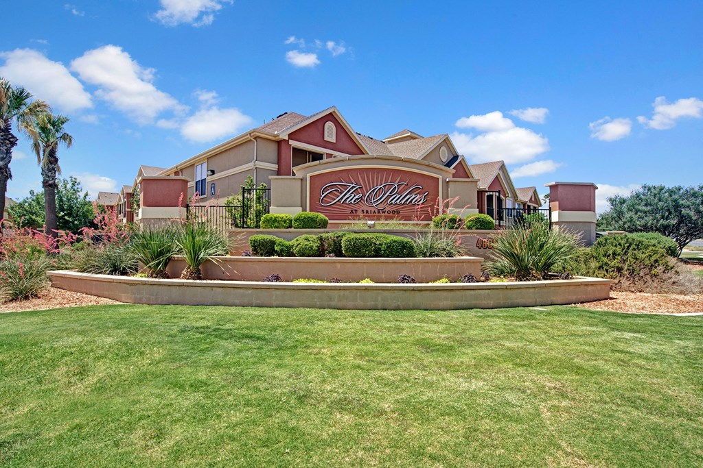 The Palms at Briarwood Exterior Apartment near Odessa, TX