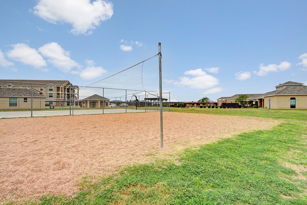 Residence at Heritage Park Exterior Volleyball Cour Abilene Texas Apartments for Rent