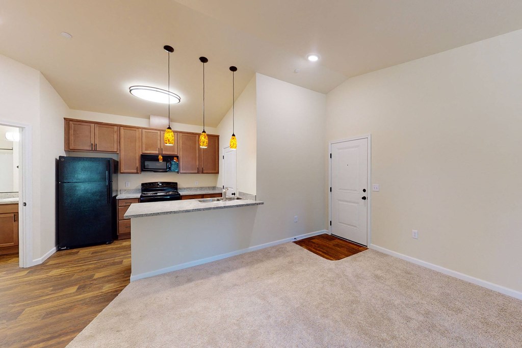 Leavenworth Haus Living Room Apartments in Leavenworth, WA