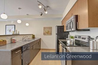 Leilani  on Greenwood kitchen Apartments in Seattle, WA