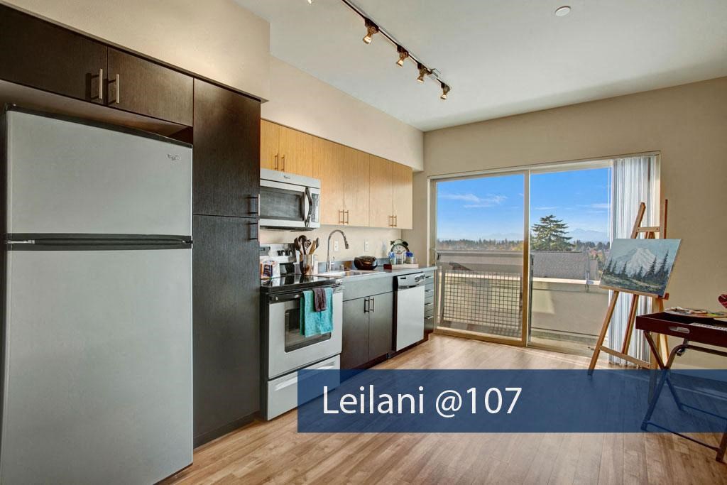 Leilani @ 107 kitchen Apartments in Seattle, WA