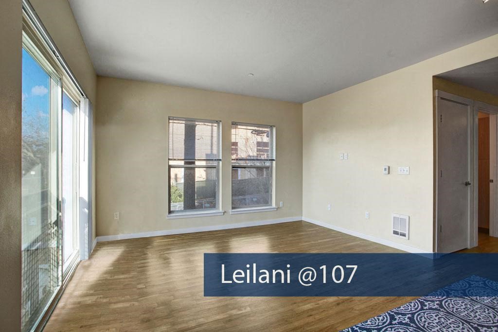 Leilani @ 107 living area Apartments in Seattle, WA
