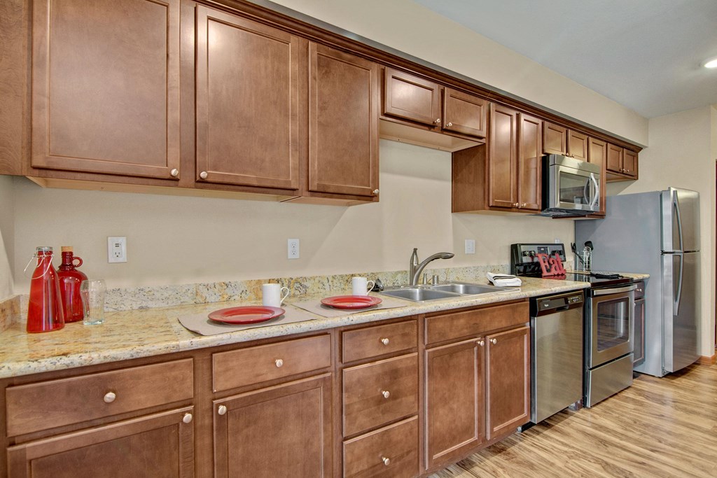 Ondine kitchen Apartments in Kirkland, WA