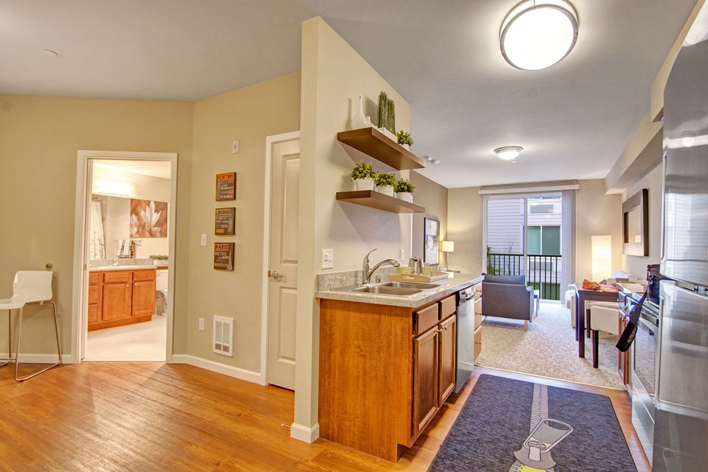 The Artiste Kitchen Apartments in Shoreline, WA