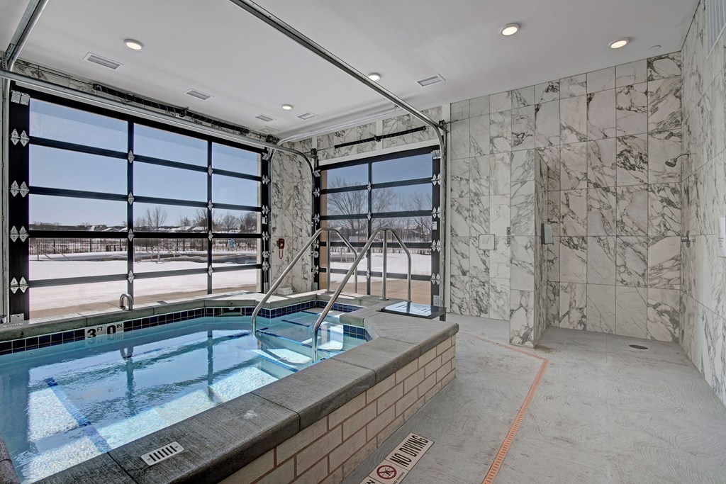 The Lafayette indoor pool, Dean Weidner Real Estate Apartments for rent Fitchburg, WI