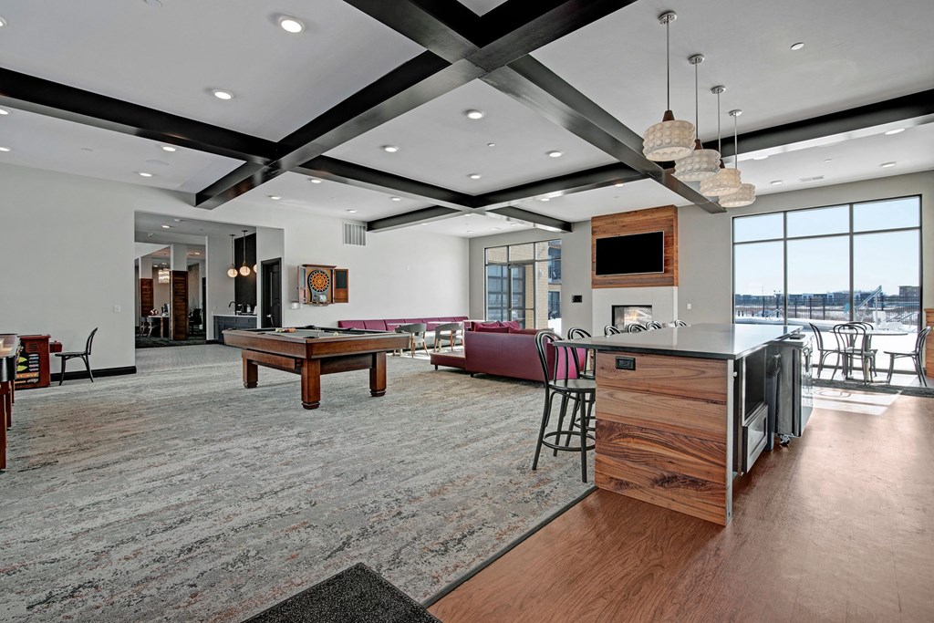 The Lafayette Resident Lounge, Dean Weidner  Real Estate Investments Apartments for rent Fitchburg, WI