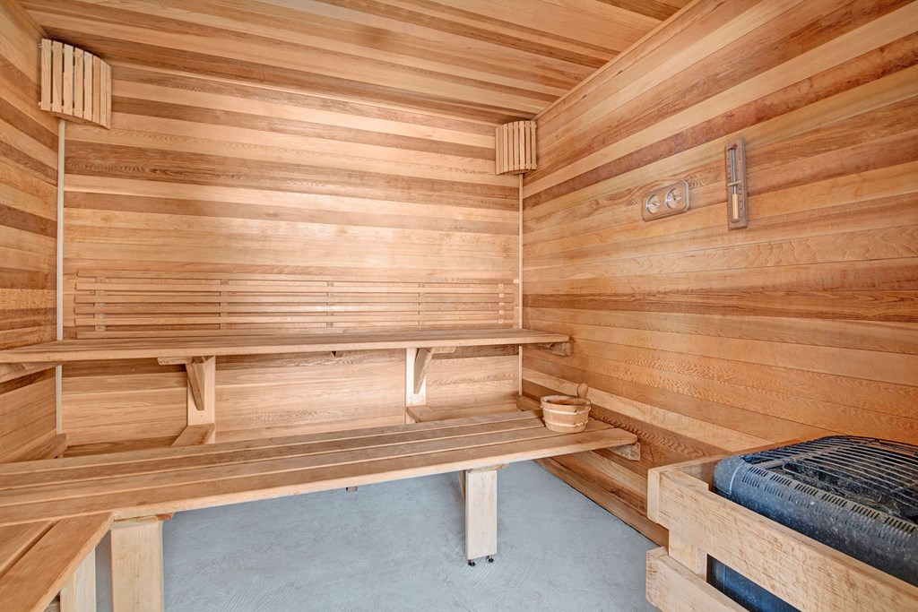 The Lafayette sauna, Dean Weidner Real Investments Apartments for rent Fitchburg, WI