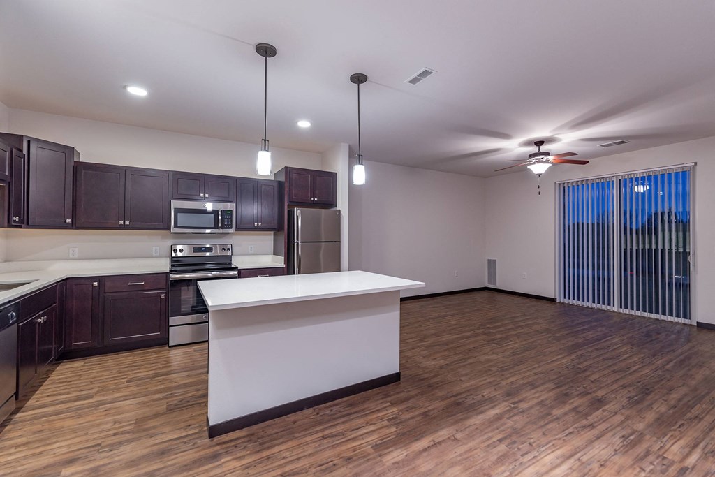 The Park Kitchen and Living Room Apartments in DeForest, WI