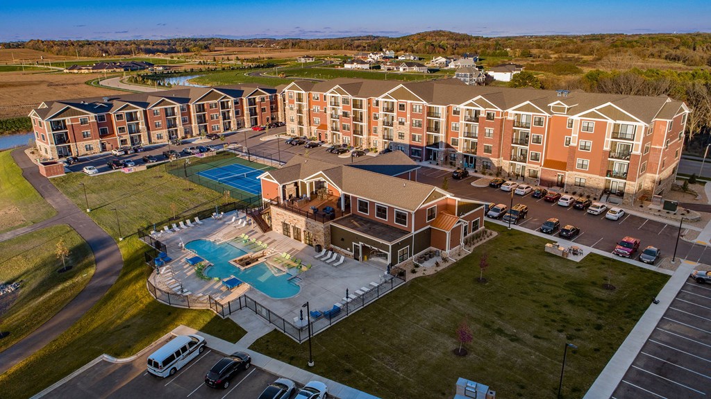 The Park Exterior Apartments in DeForest, WI