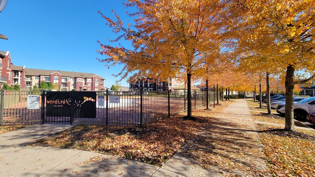 Van Buren Place Clubhouse Pool and Gates Apartments in Sun Prairie, WI