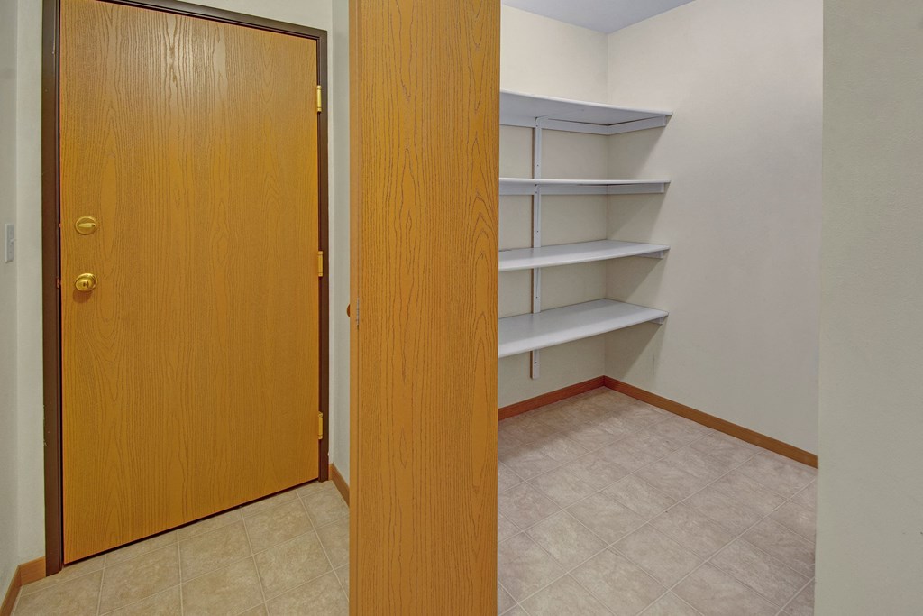 Walk-In Closet at Dakota Apartments. Apartments for rent in Stanley, ND