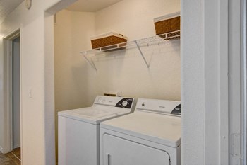 our apartments have a laundry room with a washer and dryer - Photo Gallery 11
