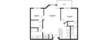 a floor plan of a house