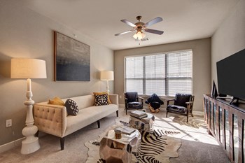 Ceiling Fans and Large Windows for a Light and Airy Feel Enclave at Brookside Living Room - Photo Gallery 3
