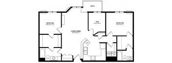a floor plan of a house