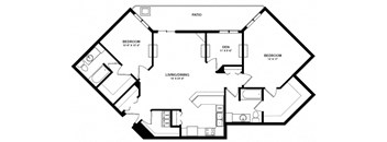 a floor plan of a house
