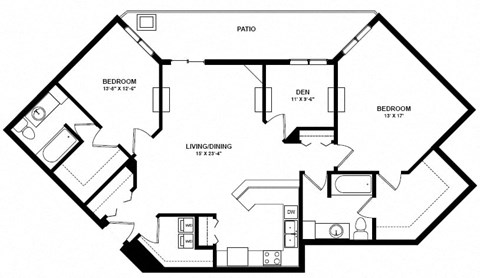 a floor plan of a house