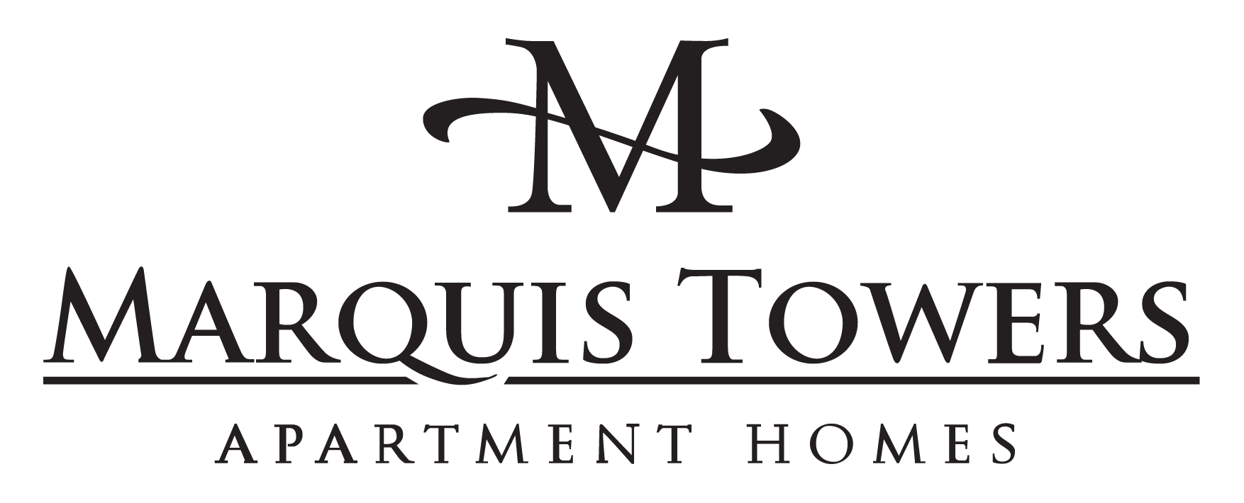 the logo or sign for the apartment