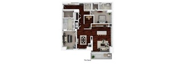 3 bedroom 2 bathroom floor plan the landings at steeplechase apartments