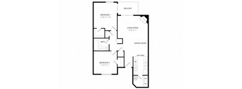 Two Bedroom One bath