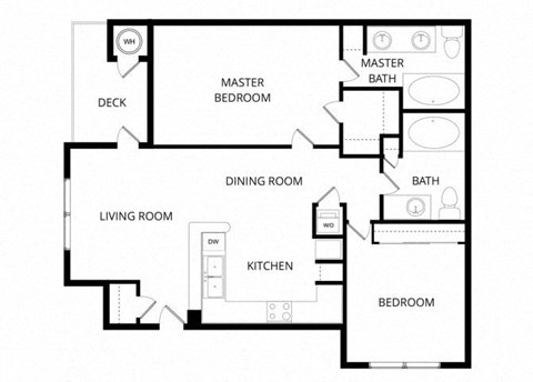 a floor plan of a house