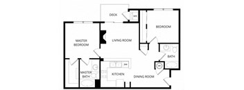 a floor plan of a house