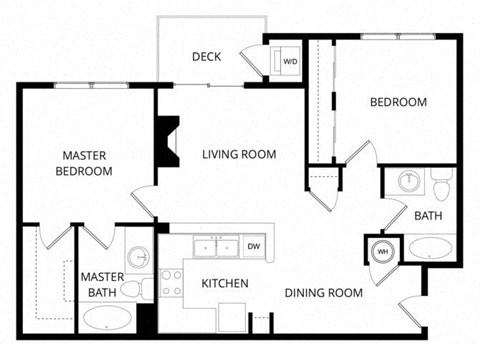 a floor plan of a house