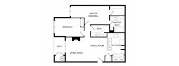 a floor plan of a house