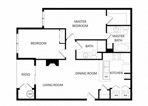 a floor plan of a house