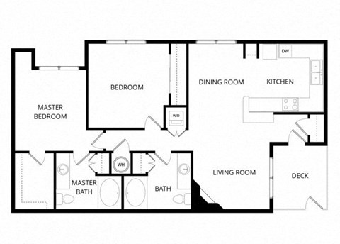 a floor plan of a house