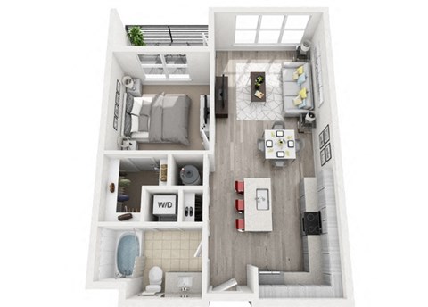 a 1 bedroom floor plan is available at the ridge at walnut creek apartments in austin