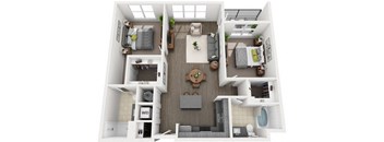 a floor plan image of the avenue at polaris apartments in columbus, oh