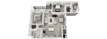 a floor plan image of the aviary in houston, tx