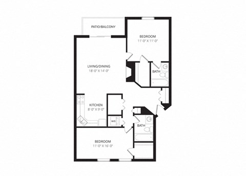 bedroom floor plan | the mansions on the park