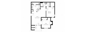 a black and white floor plan of a house
