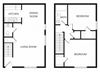 2 Bed 1.5 Bath Townhome