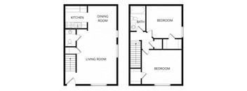 a floor plan of a house