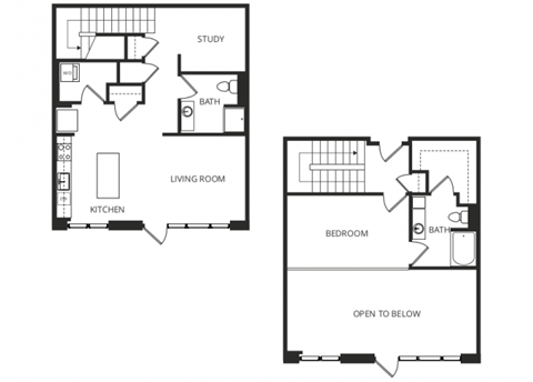 a floor plan of a two story house with a garage and a balcony