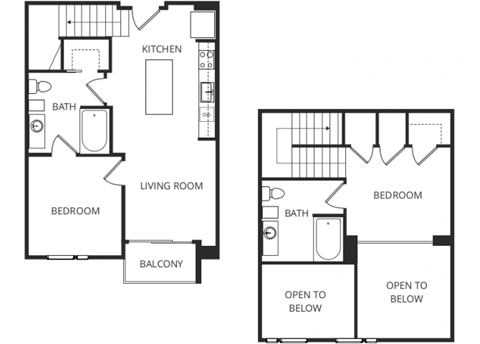 floor plan photo of the ridge and shores apartment homes in federal way, wa