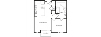 a floor plan of a home with two bedrooms and two bathrooms