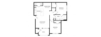 a floor plan of a house
