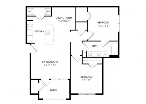 a floor plan of a house